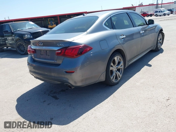 2016 Infiniti Q70 with VIN JN1BY1PP2GM630697, listed as a IAAI auction lot 41997049 with 145,788 mi miles and . Bid and sale history available at DreamBid. Image 4.