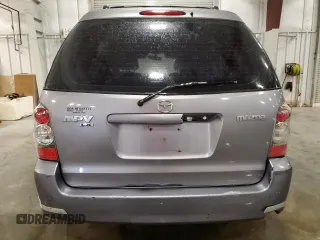 2004 Mazda MPV LX with VIN JM3LW28A440515066, listed as a Copart auction lot 61670365 with 106,995 mi miles and Clean title. Bid and sale history available at DreamBid. Image 6.