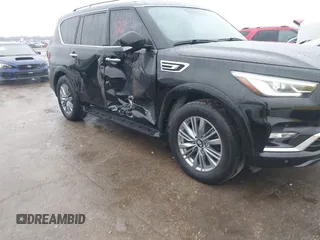 2021 Infiniti QX80 PREMIUM SELECT with VIN JN8AZ2AF3M9719743, listed as a IAAI auction lot 41534424 with 103,665 mi miles. Bid and sale history available at carsss.com. Image 6.