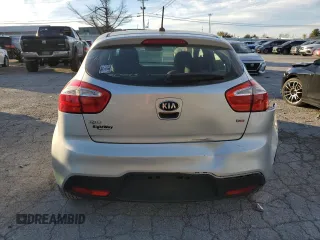 2014 Kia Rio LX with VIN KNADM5A37E6353106, listed as a Copart auction lot 80083694 with 183,824 mi miles and Clean Title. Bid and sale history available at carsss.com. Image 6.