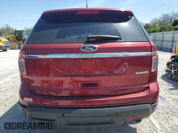 2013 Ford Explorer XLT with VIN 1FM5K7D86DGA55344, listed as a Copart auction lot 54362225 with 186,869 mi miles and Salvage Title. Bid and sale history available at DreamBid. Image 6.
