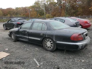 2001 Lincoln Continental with VIN 1LNHM97V01Y711340, listed as a Copart auction lot 78839344 with 0 mi miles and Salvage Title. Bid and sale history available at carsss.com. Image 2.