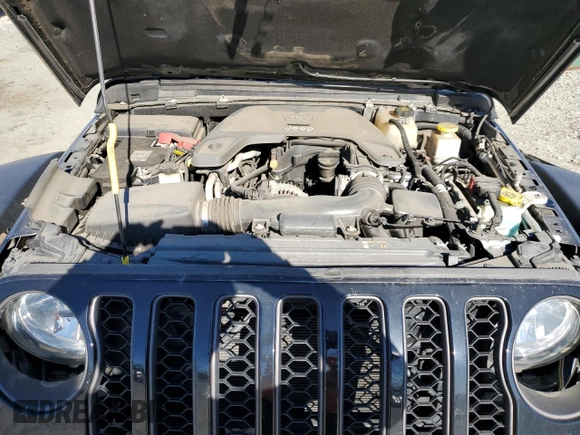 2021 Jeep Gladiator Rubicon with VIN 1C6JJTBG0ML507537, listed as a Copart auction lot 74213254 with 41,445 mi miles and Salvage title. Bid and sale history available at DreamBid. Image 12.