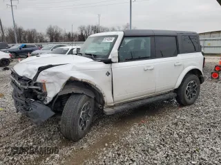 2023 Ford Bronco with VIN 1FMEE5BPXPLB65282, listed as a Copart auction lot 85742694 with 36,520 mi miles and Salvage Title. Bid and sale history available at carsss.com. Image 1.