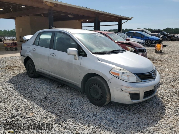 2011 Nissan Versa S with VIN 3N1BC1AP3BL452650, listed as a Copart auction lot 52206885 with 168,427 mi miles and Salvage title. Bid and sale history available at DreamBid. Image 4.