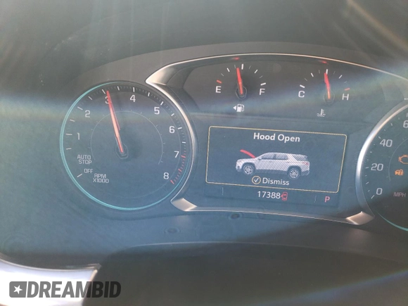 2024 Chevrolet Traverse with VIN 1GNETYKW8RJ128773, listed as a Copart auction lot 46603775 with 17,388 mi miles and Salvage title. Bid and sale history available at DreamBid. Image 9.