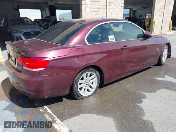 2008 BMW 3 Series 328i with VIN WBAWR33548P152596, listed as a IAAI auction lot 42033747 with 216,772 mi miles and . Bid and sale history available at carsss.com. Image 4.