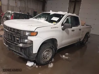 2019 Chevrolet Silverado 1500 Work Truck with VIN 1GCRYAEF3KZ303839, listed as a IAAI auction lot 41575101 with 118,556 mi miles. Bid and sale history available at carsss.com. Image 17.