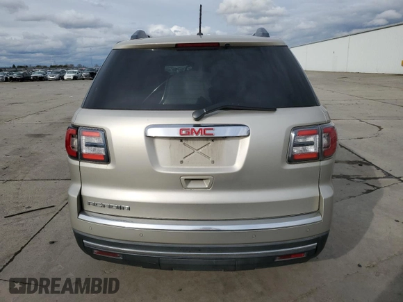 2014 GMC Acadia SLE with VIN 1GKKRNED9EJ327557, listed as a Copart auction lot 43645565 with 184,147 mi miles and Salvage Title. Bid and sale history available at carsss.com. Image 6.