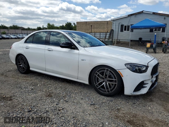 2022 Mercedes-Benz E 53 AMG with VIN W1KZF6BB4NB044009, listed as a Copart auction lot 66966694 with 31,922 mi miles and Salvage Title. Bid and sale history available at DreamBid. Image 4.