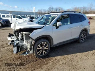 2022 Subaru Forester Limited with VIN JF2SKANC2NH410191, listed as a Copart auction lot 50654595 with 30,771 mi miles and Non Repairable. Bid and sale history available at carsss.com. Image 1.