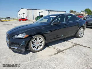 2016 Jaguar XF 35t Prestige with VIN SAJBE4BV5GCY03875, listed as a Copart auction lot 52793135 with 54,202 mi miles and Salvage Title. Bid and sale history available at carsss.com. Image 1.