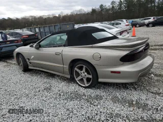 2002 Pontiac Firebird Trans Am with VIN 2G2FV32G022171702, listed as a Copart auction lot 47950125 with 0 mi miles and Non Repairable. Bid and sale history available at carsss.com. Image 2.