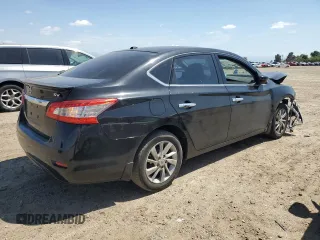 2015 Nissan Sentra SV with VIN 3N1AB7AP0FY212711, listed as a Copart auction lot 52387635 with 153,707 mi miles and Salvage Title. Bid and sale history available at carsss.com. Image 3.