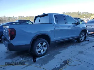 2024 Honda Ridgeline RTL with VIN 5FPYK3F56RB030210, listed as a Copart auction lot 47406845 with 4,042 mi miles and Salvage title. Bid and sale history available at DreamBid. Image 3.