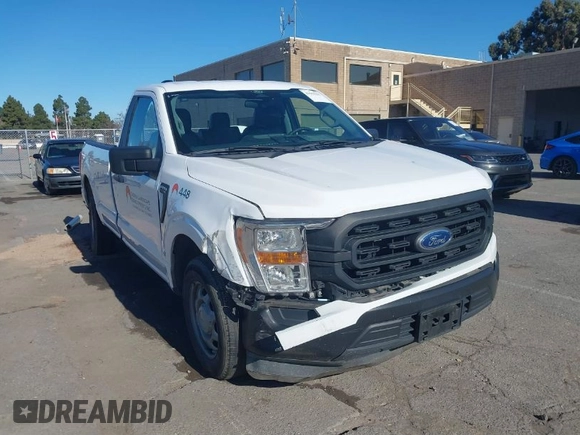 2022 Ford F-150 XL with VIN 1FTMF1CB5NKE39967, listed as a IAAI auction lot 41611291 with 53,485 mi miles and . Bid and sale history available at DreamBid. Image 1.