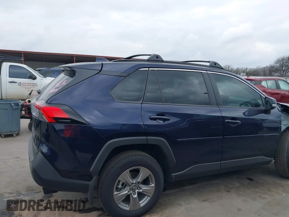 2025 Toyota RAV4 XLE with VIN 2T3W1RFV6SW367868, listed as a IAAI auction lot 41699930 with 2,204 mi miles. Bid and sale history available at carsss.com. Image 14.