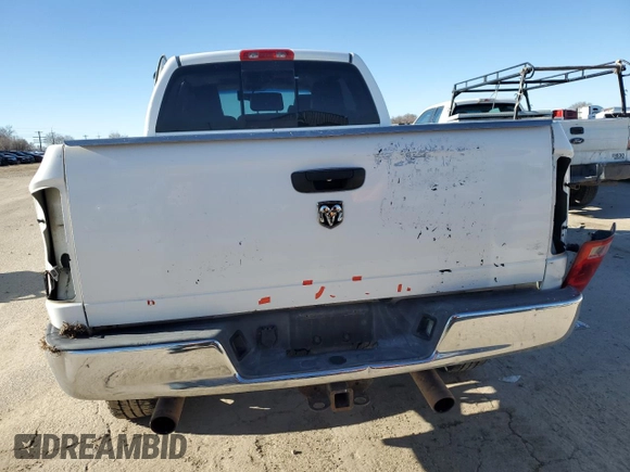 2006 Dodge 1500 SLT with VIN 3D7KS19D76G172003, listed as a Copart auction lot 47095835 with Not Provided miles and Salvage Title. Bid and sale history available at carsss.com. Image 6.