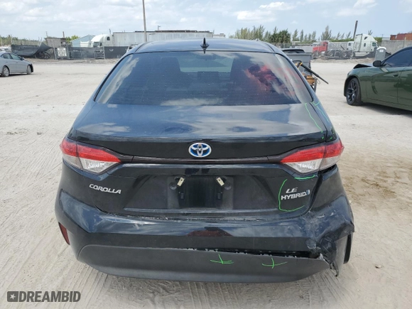 2024 Toyota Corolla Hybrid LE with VIN JTDBCMFEXR3034744, listed as a Copart auction lot 53556125 with 13,436 mi miles and Salvage Title. Bid and sale history available at carsss.com. Image 6.