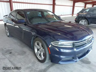 2015 Dodge Charger SE with VIN 2C3CDXBG2FH835787, listed as a IAAI auction lot 42069235 with 119,805 mi miles. Bid and sale history available at carsss.com. Image 1.