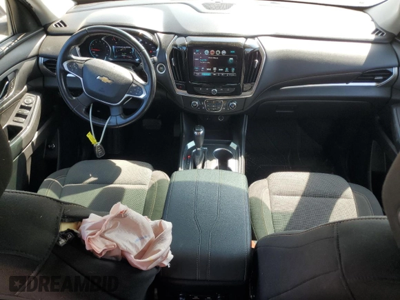 2019 Chevrolet Traverse LT Cloth with VIN 1GNERGKW9KJ218237, listed as a Copart auction lot 69588844 with 57,307 mi miles and Salvage Title. Bid and sale history available at carsss.com. Image 8.
