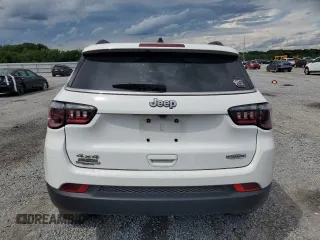 2022 Jeep Compass Latitude with VIN 3C4NJDBB3NT158254, listed as a Copart auction lot 57141855 with 50,675 mi miles and Salvage title. Bid and sale history available at DreamBid. Image 6.