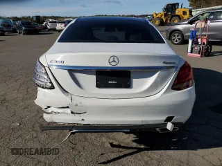 2017 Mercedes-Benz C 300 with VIN 55SWF4KB8HU209903, listed as a Copart auction lot 45295475 with Not Provided miles and Salvage Title. Bid and sale history available at carsss.com. Image 6.