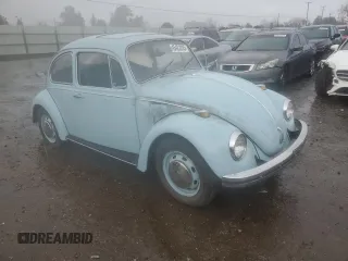 1969 Volkswagen Beetle with VIN 119416435, listed as a Copart auction lot 45422265 with 62,550 mi miles and Salvage Title. Bid and sale history available at DreamBid. Image 4.