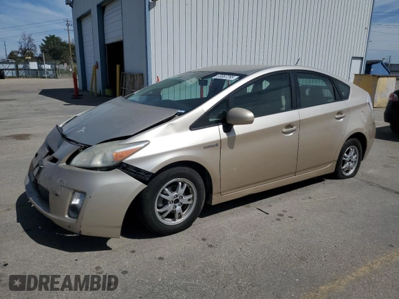 2010 Toyota Prius II with VIN JTDKN3DU1A0056510, listed as a Copart auction lot 53067255 with 251,390 mi miles and Salvage Title. Bid and sale history available at carsss.com. Image 1.