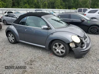2006 Volkswagen Beetle with VIN 3VWRF31Y96M326846, listed as a Copart auction lot 63213825 with 93,656 mi miles and Salvage title. Bid and sale history available at DreamBid. Image 4.