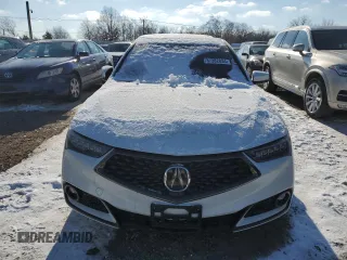 2020 Acura TLX w/A-Spec Pkg with VIN 19UUB1F63LA011748, listed as a Copart auction lot 87382834 with 0 mi miles and Salvage Title. Bid and sale history available at carsss.com. Image 5.