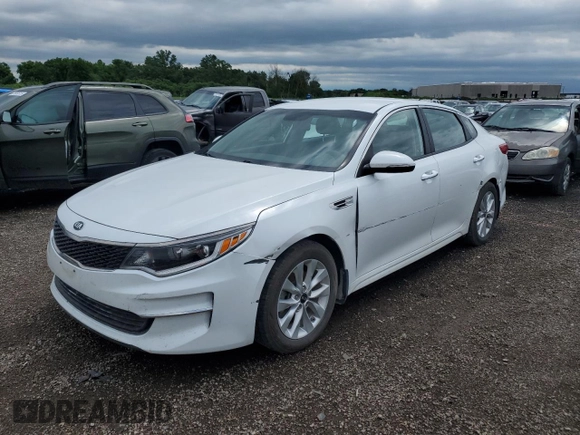 2018 Kia Optima S z VIN 5XXGT4L33JG269080, wystawiony jako Copart lot #61411915 z przebiegiem 54 945 mil mil oraz Szkoda całkowita • Salvage title. Historia ofert i sprzedaży dostępna na DreamBid. Obrazek 1.