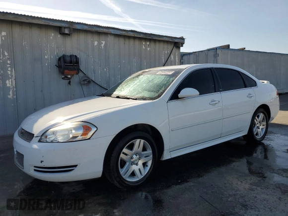 2014 Chevrolet Impala LT z VIN 2G1WB5E34E1147639, wystawiony jako Copart lot #56320445 z przebiegiem 121 243 mil mil oraz Czysty tytuł • Clean title. Historia ofert i sprzedaży dostępna na DreamBid. Obrazek 1.
