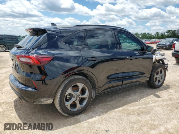 2024 Ford Escape ST-Line with VIN 1FMCU0MN2RUB58851, listed as a Copart auction lot 56681665 with 6,347 mi miles and Clean Title. Bid and sale history available at DreamBid. Image 3.