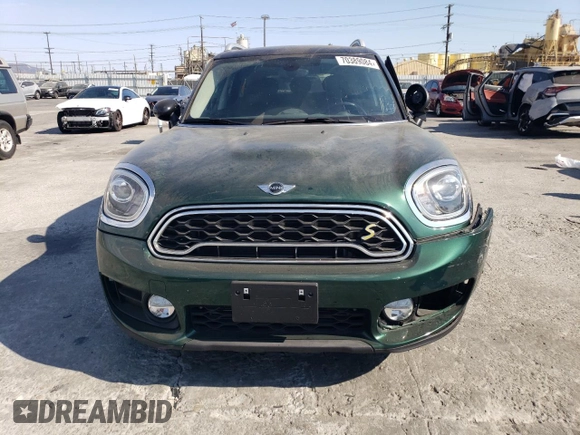 2018 MINI Countryman Cooper S E with VIN WMZYU7C49J3E56564, listed as a Copart auction lot 70389084 with 27,865 mi miles and Salvage Title. Bid and sale history available at carsss.com. Image 5.