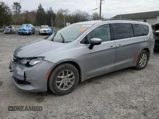 2021 Chrysler Voyager LXi with VIN 2C4RC1DG0MR521145, listed as a Copart auction lot 48062405 with 144,197 mi miles and Salvage Title. Bid and sale history available at DreamBid. Image 1.