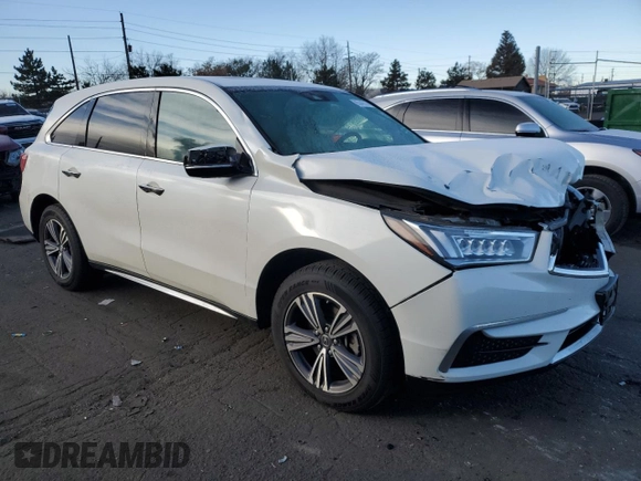 2017 Acura MDX with VIN 5J8YD4H3XHL003903, listed as a Copart auction lot 85046164 with 129,268 mi miles and Salvage Title. Bid and sale history available at carsss.com. Image 4.