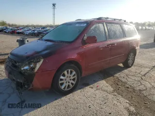 2007 Kia Sedona EX with VIN KNDMB233076170251, listed as a Copart auction lot 51850115 with 0 mi miles and Salvage Title. Bid and sale history available at carsss.com. Image 1.