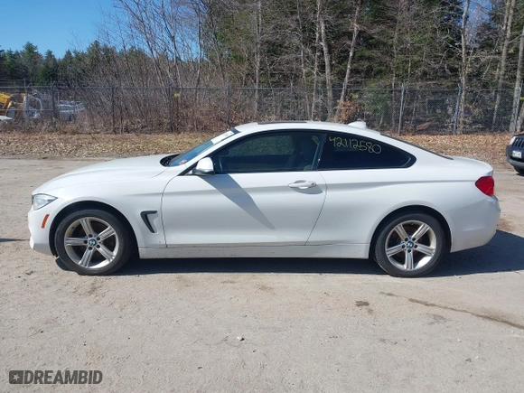 2014 BMW 4 Series 428i xDrive with VIN WBA3N5C55EK196898, listed as a IAAI auction lot 42112580 with 184,381 mi miles. Bid and sale history available at carsss.com. Image 14.
