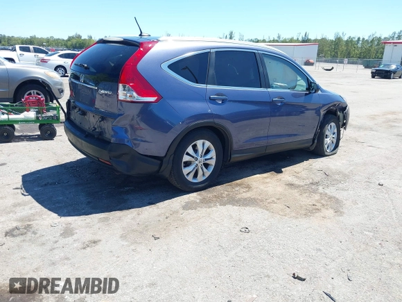 2012 Honda CR-V EX-L with VIN 5J6RM4H76CL017337, listed as a IAAI auction lot 41831385 with 163,033 mi miles. Bid and sale history available at carsss.com. Image 4.