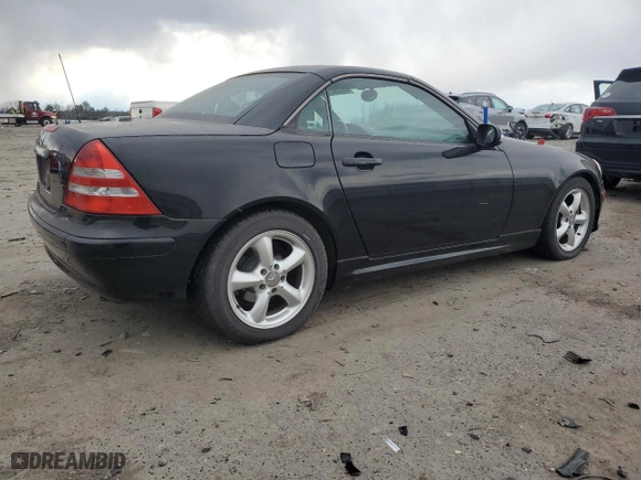 2002 Mercedes-Benz SLK-Class 3.2L with VIN WDBKK65F12F250431, listed as a Copart auction lot 86139214 with 72,356 mi miles and Clean Title. Bid and sale history available at carsss.com. Image 3.