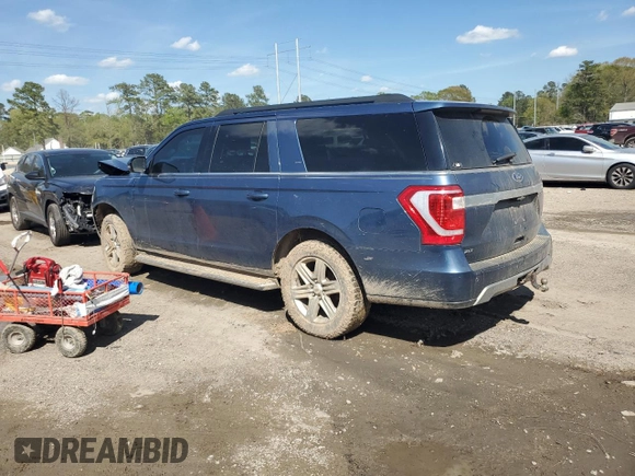 2018 Ford Expedition Max XLT with VIN 1FMJK1HTXJEA65442, listed as a Copart auction lot 50409205 with 136,100 mi miles and Salvage Title. Bid and sale history available at DreamBid. Image 2.