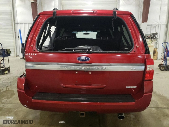 2016 Ford Expedition EL XLT with VIN 1FMJK1JT5GEF44726, listed as a Copart auction lot 89354275 with 121,819 mi miles and Salvage Title. Bid and sale history available at carsss.com. Image 6.