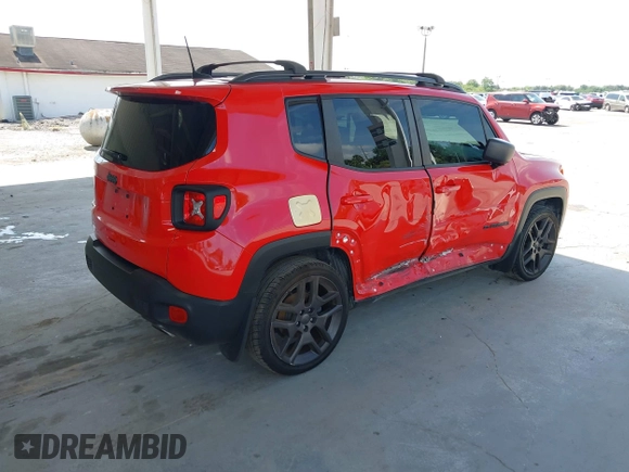 2021 Jeep Renegade Latitude with VIN ZACNJCBBXMPM51713, listed as a IAAI auction lot 42339289 with 44,763 mi miles and . Bid and sale history available at DreamBid. Image 4.