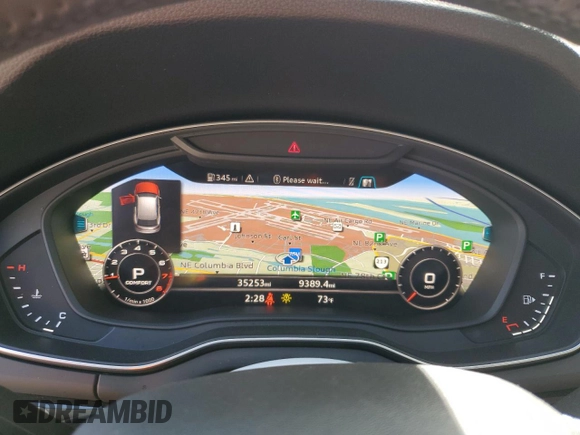 2020 Audi Q5 Premium Plus with VIN WA1BNAFY5L2081013, listed as a Copart auction lot 54674205 with 35,253 mi miles and Salvage title. Bid and sale history available at DreamBid. Image 9.