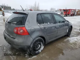 2009 Volkswagen Rabbit S with VIN WVWDA71K69W018147, listed as a Copart auction lot 45335475 with 331,986 mi miles and Salvage Title. Bid and sale history available at carsss.com. Image 3.