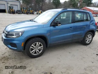 2017 Volkswagen Tiguan S z VIN WVGAV7AXXHW511651, wystawiony jako Copart lot #52471835 z przebiegiem 83 373 mil mil oraz Szkoda całkowita • Salvage title. Historia ofert i sprzedaży dostępna na DreamBid. Obrazek 1.