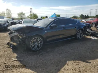 2017 Audi A7 Prestige with VIN WAU22AFC1HN060052, listed as a Copart auction lot 53112574 with 113,706 mi miles and Salvage Title. Bid and sale history available at carsss.com. Image 1.