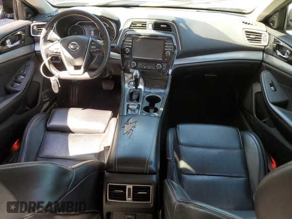 2018 Nissan Maxima Platinum with VIN 1N4AA6APXJC360754, listed as a Copart auction lot 53066555 with 79,358 mi miles and Salvage Title. Bid and sale history available at DreamBid. Image 8.