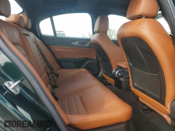 2021 Alfa Romeo Giulia Ti Sport with VIN ZARFAMBN1M7649574, listed as a Copart auction lot 49258235 with 33,004 mi miles and Clean title. Bid and sale history available at DreamBid. Image 10.